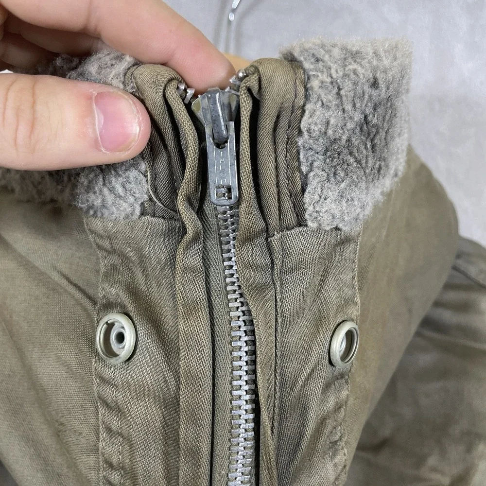 Vintage WWII US Air Force B-9 Type Parka Jacket Original Militaria Large